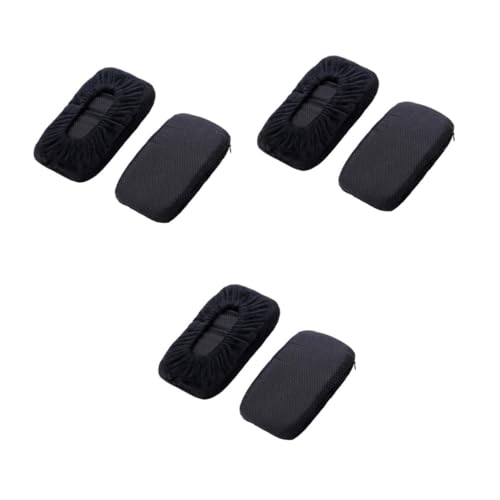 Angoily 3 Sätze Memory Foam Armlehnenpolster Für Stühle Ergonomische Armstützen Mit Rutschfester Unterseite Für Büro Und Gaming Stühle Schwarz 2 Stücke * 3 Angoily 3 Sätze Memory Foam Armlehnenpolster Für Stühle Ergonomische Armstützen Mit Rutschfester Unterseite Für Büro Und Gaming Stühle Schwarz 2 Stücke * 3 von Angoily