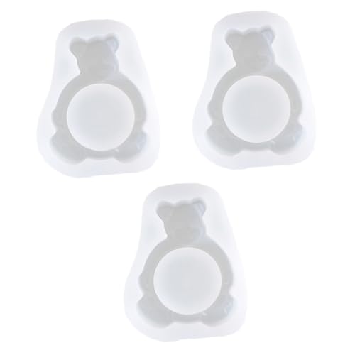 Angoily 3 Stck. Kerzenform in Bärenform Etiketten geformt Schimmel formen Werkzeug zum Gießen von Kerzenständern Form für Kerzenhalter Kerze-Stick-Form Kerze-Tablett-Form Kieselgel Angoily 3 Stck. Kerzenform in Bärenform Etiketten geformt Schimmel formen Werkzeug zum Gießen von Kerzenständern Form für Kerzenhalter Kerze-Stick-Form Kerze-Tablett-Form Kieselgel von Angoily