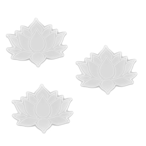Angoily 3 Stck. Silikon Untersetzer Form Lotus Blume Vielseitige Gießform für Tassenuntersetzer Diy Dekorationen Einfaches Entformen für Kreative Bastelprojekte und Angoily 3 Stck. Silikon Untersetzer Form Lotus Blume Vielseitige Gießform für Tassenuntersetzer Diy Dekorationen Einfaches Entformen für Kreative Bastelprojekte und von Angoily