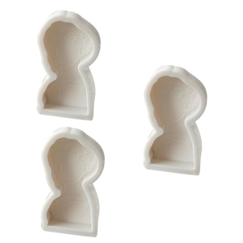 Angoily 3 Stck. Silikonform für Handgefertigte Kerzen und Seifen Portrait Gießform für Diy Projekte Langlebig und Einfach zu Bedienen für Kreative und Dekoration Angoily 3 Stck. Silikonform für Handgefertigte Kerzen und Seifen Portrait Gießform für Diy Projekte Langlebig und Einfach zu Bedienen für Kreative und Dekoration von Angoily