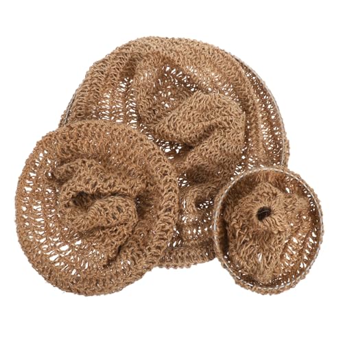 Angoily 3 Stück Boho Lampenschirme Handgewebte Jute-seil Pendelleuchten Natürliche Atmungsaktive Leuchtenhüllen mit Weichem Licht Augenschonend für Restaurant Hotel Innenbereich von Angoily