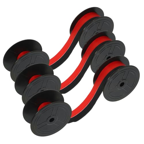 Angoily 3 Stück Doppel spul farbband für Mechanische Schreibmaschinen Nylon typenband mit Starker Tintenaufnahme Verschleißfest Klare Abdrucke Kompatibel mit Stardp Modell von Angoily