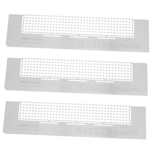 Angoily 3 Stück Edelstahl Diamantmalerei Lineal mit Leeren Gittern Präzises Gitter für DIY Strasskunst Multifunktionales Mesh-werkzeug für Runde Bohrer Einsetzbar bei Malerei und Stickerei Angoily 3 Stück Edelstahl Diamantmalerei Lineal mit Leeren Gittern Präzises Gitter für DIY Strasskunst Multifunktionales Mesh-werkzeug für Runde Bohrer Einsetzbar bei Malerei und Stickerei von Angoily