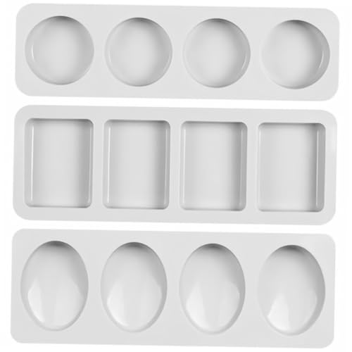 Angoily 3 Stück Flexible Silikon Seifenformen Rund Quadratisch Oval Antihaftbeschichtet Langlebig Leicht zu Entformen für Handgemachte Seifen DIY Hautfreundlich und Zufällige Farbe Angoily 3 Stück Flexible Silikon Seifenformen Rund Quadratisch Oval Antihaftbeschichtet Langlebig Leicht zu Entformen für Handgemachte Seifen DIY Hautfreundlich und Zufällige Farbe von Angoily