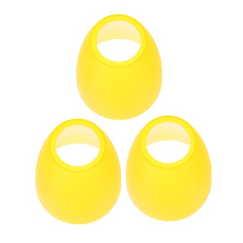 Angoily 3 Stück Kunststoff Lampenschirme Ersatz Flacher Bügel design Lampenschirm Öffnung Kompatibel mit Mehrkopf Stehlampen für Tisch Deckenleuchten Leicht und Einfach Montierbar von Angoily