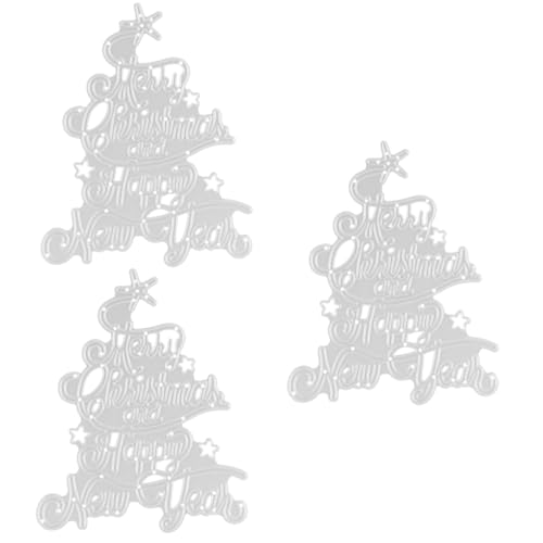 Angoily 3 Stück Metall Schneideformen Weihnachtsmotive Langlebig aus Hochwertigem Kohlenstoffstahl Wiederverwendbare Prägeschablonen für DIY Bastelarbeiten Elegantes Design für Angoily 3 Stück Metall Schneideformen Weihnachtsmotive Langlebig aus Hochwertigem Kohlenstoffstahl Wiederverwendbare Prägeschablonen für DIY Bastelarbeiten Elegantes Design für von Angoily