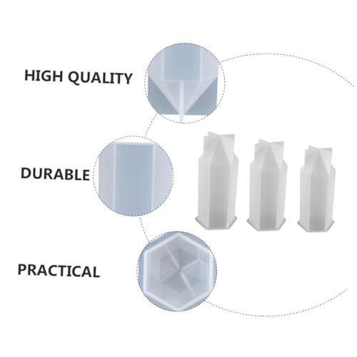 Angoily 3 Stück Teiliges DIY Silikonform für Kerzenherstellung Praktische Langlebige Epoxidharzformen Wiederverwendbar Leicht zu Reinigen für Kreative Seifen Kerzengießprojekte Angoily 3 Stück Teiliges DIY Silikonform für Kerzenherstellung Praktische Langlebige Epoxidharzformen Wiederverwendbar Leicht zu Reinigen für Kreative Seifen Kerzengießprojekte von Angoily