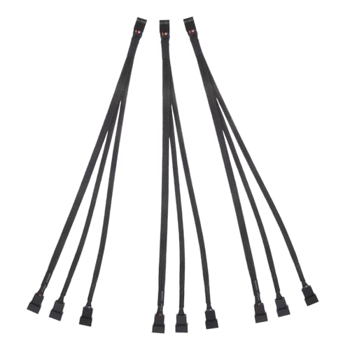 Angoily 3 Stück Teiliges Pin Pwm Lüfter Verteilerkabel zu Splitter für Pc Lüftersteuerung Universelle Verlängerungskabel mit Stabilem für Effiziente Kühlung und Optimierten im Angoily 3 Stück Teiliges Pin Pwm Lüfter Verteilerkabel zu Splitter für Pc Lüftersteuerung Universelle Verlängerungskabel mit Stabilem für Effiziente Kühlung und Optimierten im von Angoily