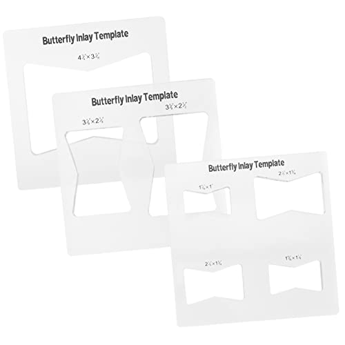 Angoily 3stücke Fräser-buchstabenschablonen Acryl Für Holzbearbeitung Inlay-schablonen Für Schmetterlings-Designs Fräserschablonen Für Individuelle Möbel Angoily 3stücke Fräser-buchstabenschablonen Acryl Für Holzbearbeitung Inlay-schablonen Für Schmetterlings-Designs Fräserschablonen Für Individuelle Möbel von Angoily