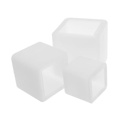 Angoily 3 Stück Teiliges Silikonwürfel Formen Transparente Hitzebeständige Flexible Silikonformen für Harzgießen Kerzen Seifenherstellung Tiefe Quadratische Gießformen für Kreative Angoily 3 Stück Teiliges Silikonwürfel Formen Transparente Hitzebeständige Flexible Silikonformen für Harzgießen Kerzen Seifenherstellung Tiefe Quadratische Gießformen für Kreative von Angoily
