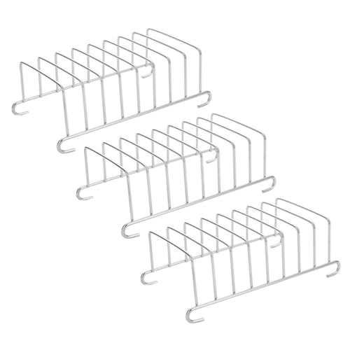 Angoily 3 Stück Teiliges Toastständer Slot Brotregal für Heißluftfritteuse Multifunktionales Küchenaccessoire zum Toasten Trocknen und Organisieren von Geschirr von Angoily
