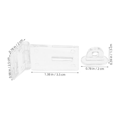 Angoily 3 Stück Teiliges Transparentes Acryl riegelschloss Eckverschluss mit Robustem Hasp Vielseitig für Türen Fenster und Schmuckkästchen Einfach zu Bedienen Widerstandsfähig und Angoily 3 Stück Teiliges Transparentes Acryl riegelschloss Eckverschluss mit Robustem Hasp Vielseitig für Türen Fenster und Schmuckkästchen Einfach zu Bedienen Widerstandsfähig und von Angoily
