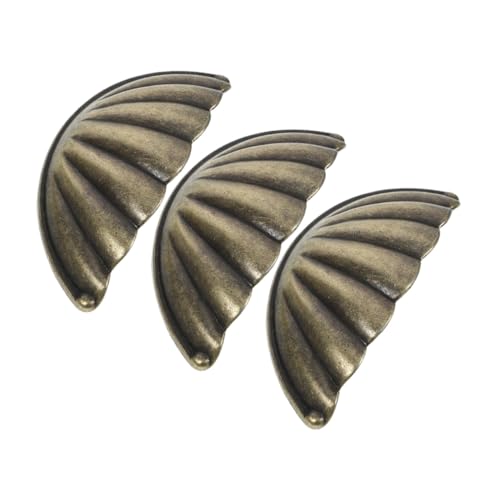 Angoily 3 Stück Teiliges Vintage Schubladengriffe aus Zinklegierung Halbkreis Muschel Design Ergonomisch für Küchenschränke und Möbel Retro Stil Robuste Rostfreie Home Knobs Angoily 3 Stück Teiliges Vintage Schubladengriffe aus Zinklegierung Halbkreis Muschel Design Ergonomisch für Küchenschränke und Möbel Retro Stil Robuste Rostfreie Home Knobs von Angoily