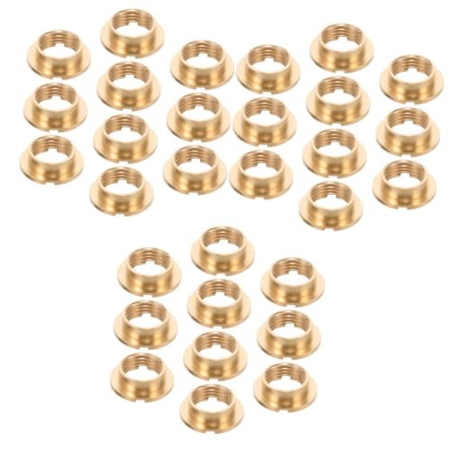 Angoily 30 STK Zubehör für Quarzuhren Nuts Zubehör für das Uhrwerk Einer Wanduhr Mutter des Sweep-Uhrwerks Stille-Uhrwerk-Mutter austauschbare Uhrwerkmutter mechanisch Zubehör ansehen von Angoily