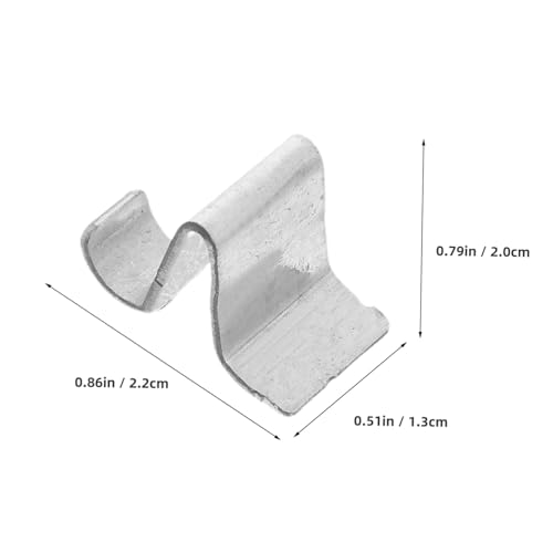 Angoily 30 Stück Regalhalter Clips Metall Klemmhalter mit Kratzfester Oberfläche Hohe Tragfähigkeit Robuste Regalteiler für Küchen und Aktenkabinette Platzsparender Organizer von Angoily