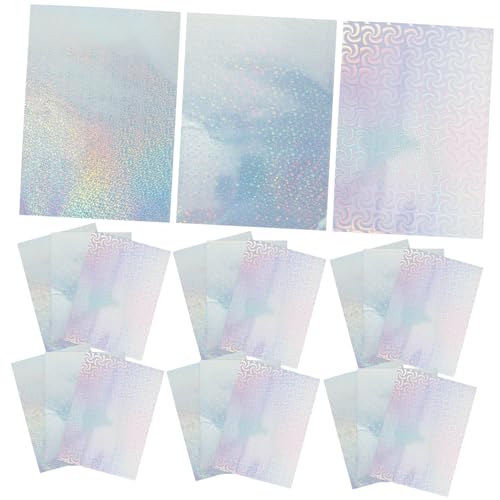 Angoily 30 Stück Selbstklebendes Druckpapier Scrapbook Aufkleberpapier Glänzendes Glitzerpapier Für Drucker Fotopapier Fotodruckerpapier Bedruckbares Vinylfilm Druckpapier Angoily 30 Stück Selbstklebendes Druckpapier Scrapbook Aufkleberpapier Glänzendes Glitzerpapier Für Drucker Fotopapier Fotodruckerpapier Bedruckbares Vinylfilm Druckpapier von Angoily