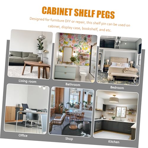 Angoily 30 Stück Teiliges Regalstützstift aus Messing Rostfrei Hohe Tragkraft Polierte Oberfläche Einfache Montage ohne Bohren Geeignet für Küchenschränke Bücherregale Möbel und Vitrinen Angoily 30 Stück Teiliges Regalstützstift aus Messing Rostfrei Hohe Tragkraft Polierte Oberfläche Einfache Montage ohne Bohren Geeignet für Küchenschränke Bücherregale Möbel und Vitrinen von Angoily