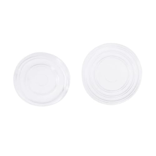 Angoily 30stücke Möbelpuffer Runde Pads Glastischpads Transparente Kunststoff-gummimatte Griffpads Wandschutzpads rutschfeste Polster Für Küchenschränke Und Badezimmermöbel Schutz Vor Krat von Angoily