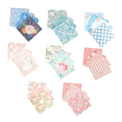 Angoily 32 Blatt Vintage Scrapbook Papier Bastelpapier für DIY Handwerk Scrapbooking Dekoration und Notizbücher für Karten Alben und Projekte von Angoily