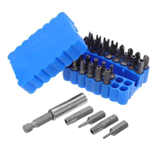 Angoily 33 Teiliges Security Bit Set mit Magnetischem Verlängerungs bithalter Tamperproof Stern schraubendreherbits Kompatibel für Akku schrauber Praktisch Organisiertes Bit set im Angoily 33 Teiliges Security Bit Set mit Magnetischem Verlängerungs bithalter Tamperproof Stern schraubendreherbits Kompatibel für Akku schrauber Praktisch Organisiertes Bit set im von Angoily