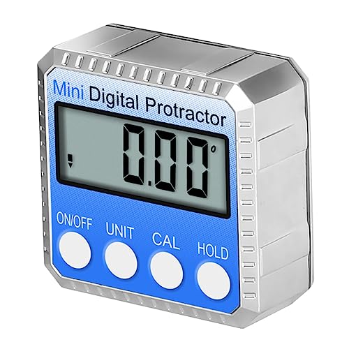 Angoily 360 Neigungsmesser Auf Level Messung Präzision Winkelmesser Meter Grad Digital Anzeige Messgerät Werkzeug von Angoily