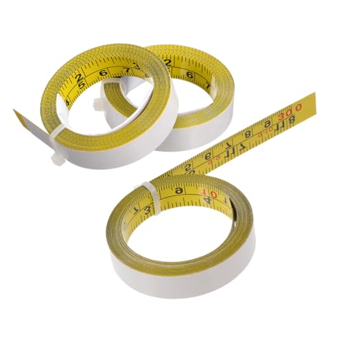 Angoily 3Roll Selbstklebendes Stahl-maßband mit deutlicher Markierung Widerstandsfähig und Vielseitig für Tischlerarbeiten Arbeitsfläche und Zeichenflächen Metrisch und Imperial Langlebige Angoily 3Roll Selbstklebendes Stahl-maßband mit deutlicher Markierung Widerstandsfähig und Vielseitig für Tischlerarbeiten Arbeitsfläche und Zeichenflächen Metrisch und Imperial Langlebige von Angoily