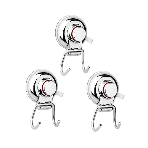Angoily 3stücke Edelstahl Saugnapf Haken Nahtlose Starke Doppelhaken Für Bad Und Küche Einfache Installation Ohne Bohren Wiederverwendbar Und Rostfrei Angoily 3stücke Edelstahl Saugnapf Haken Nahtlose Starke Doppelhaken Für Bad Und Küche Einfache Installation Ohne Bohren Wiederverwendbar Und Rostfrei von Angoily