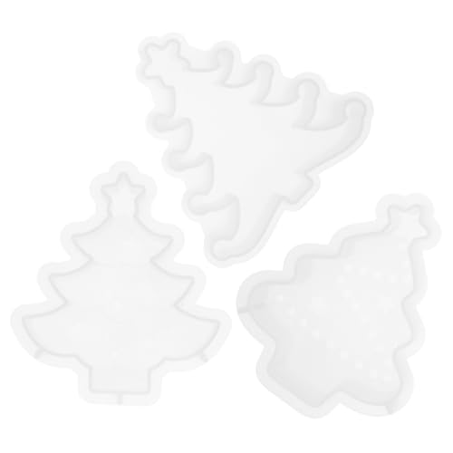 Angoily 3Stücke Silikonform für Weihnachtsbaum Kerzenhalter DIY Gießform für Aromawachstabletten und Kreative Bastelprojekte Langlebige Silikonformen für Unvergessliche von Angoily