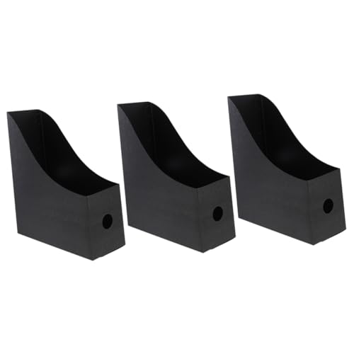 Angoily 3stücke Halter Bücherkörbe Für Regale Einfacher Schreibtisch-Organizer Aktenhalter Für Büro Schule Robust Und Langlebig Dokumentenbox Für Ordnung von Angoily