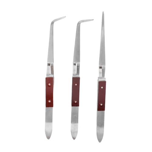 Angoily 3stücke Werkzeugset Zur Schmuckherstellung Mit Präzisionspinzette Zangenwerkzeugen Und Schmuckbefestigungswerkzeugen Hitzebeständige Metallzangen Für DIY-schmuck Und Angoily 3stücke Werkzeugset Zur Schmuckherstellung Mit Präzisionspinzette Zangenwerkzeugen Und Schmuckbefestigungswerkzeugen Hitzebeständige Metallzangen Für DIY-schmuck Und von Angoily