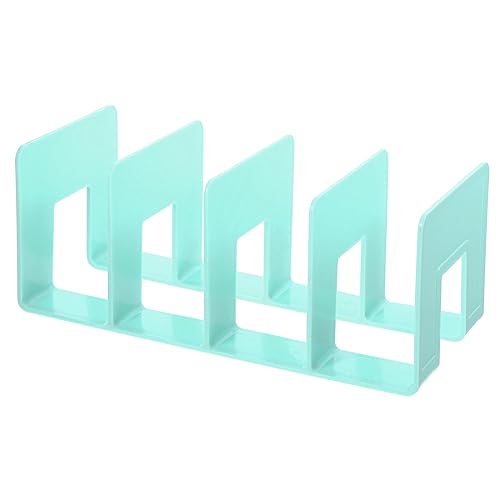 Angoily 4 Buchstützen Schreibtisch-Organizer- Dokumentensortierer Aus Draht Weiß Aktenhalter Für Schreibtische Abgestuft Schreibtischregal-Organizer Büroregale Montieren Plastik Green Angoily 4 Buchstützen Schreibtisch-Organizer- Dokumentensortierer Aus Draht Weiß Aktenhalter Für Schreibtische Abgestuft Schreibtischregal-Organizer Büroregale Montieren Plastik Green von Angoily