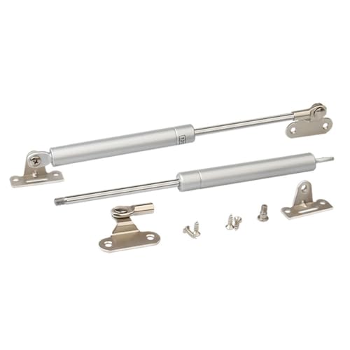 Angoily 4 STÜCKE Teiliges Hydraulische Gasdruckfedern Langlebige Druckstütze mit Großer Metall montageplatte Einstellbare Installation für Schrank Küchenschrank und Möbelstützung von Angoily