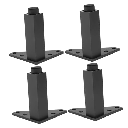 Angoily 4 STÜCKE Verstellbare Möbelbeine Aluminiumlegierung für Sofa Badezimmer und Tv Schränke Praktische Stützfüße für Möbel Langlebig und Vielseitig Einsetzbar von Angoily
