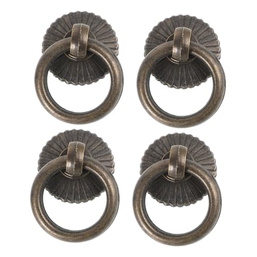Angoily 4 STÜCKE Vintage Schubladengriffe Teiliges Retro Bronzetöne Einloch Möbelknöpfe aus Langlebiger Legierung für Kommoden Kleiderschrank und Wohnzimmer Angoily 4 STÜCKE Vintage Schubladengriffe Teiliges Retro Bronzetöne Einloch Möbelknöpfe aus Langlebiger Legierung für Kommoden Kleiderschrank und Wohnzimmer von Angoily