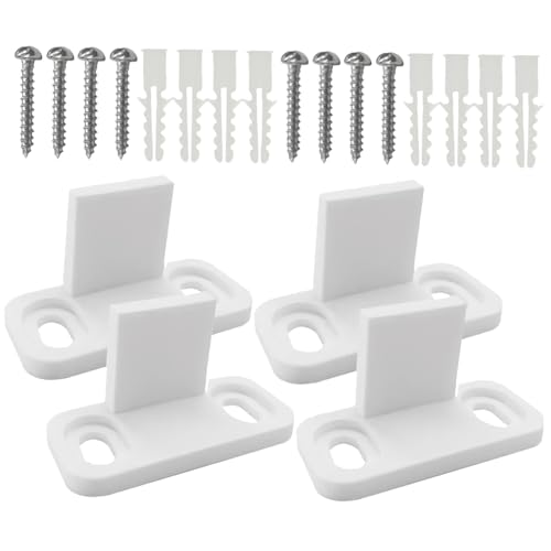 Angoily 4 Sätze Bodenführung Schiebetür aus Robustem Kunststoff Stabiler Bodeneinbau für Scheunentore Verhindert Türschwingen Leises Gleiten für Lauf Schiebetürsysteme Angoily 4 Sätze Bodenführung Schiebetür aus Robustem Kunststoff Stabiler Bodeneinbau für Scheunentore Verhindert Türschwingen Leises Gleiten für Lauf Schiebetürsysteme von Angoily