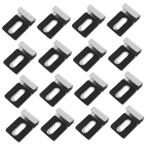 Angoily 4 Satz Spiegelhalter Clips aus Edelstahl Quadratisch Hochbelastbar Wandmontage Rahmenloser Glas-mirror Fixierungsclip Installieren Vielseitig für Badezimmer und Gewerbe Angoily 4 Satz Spiegelhalter Clips aus Edelstahl Quadratisch Hochbelastbar Wandmontage Rahmenloser Glas-mirror Fixierungsclip Installieren Vielseitig für Badezimmer und Gewerbe von Angoily
