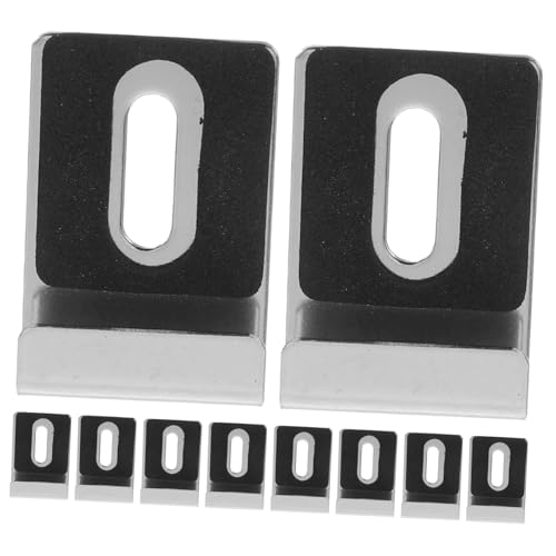 Angoily 4 Satz Spiegelhalter Clips aus Edelstahl Robuste Glas-klemmhalter für Badspiegel Quadratische Wandhalterung Sichere Befestigung ohne Wackeln Einfache Montage Schutz für Wand und Angoily 4 Satz Spiegelhalter Clips aus Edelstahl Robuste Glas-klemmhalter für Badspiegel Quadratische Wandhalterung Sichere Befestigung ohne Wackeln Einfache Montage Schutz für Wand und von Angoily