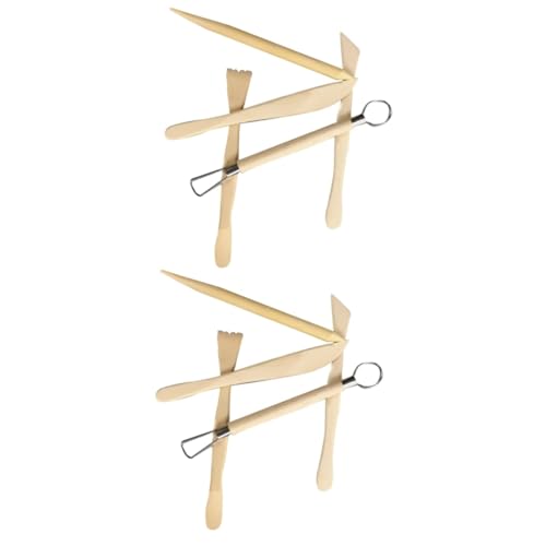 Angoily 4 Sets Keramikmesser Set Tonwerkzeug Für Ton Skulpturwerkzeug Töpfer Ton Set Modellier Ton Tonschneider Töpferwerkzeuge Polymer Ton Formherstellung von Angoily