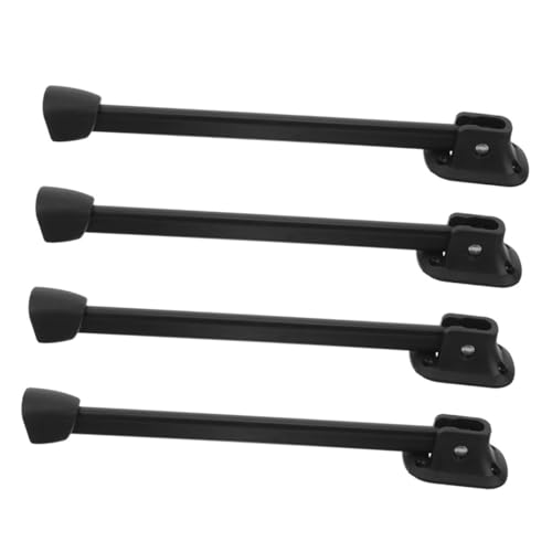 Angoily 4 Stck. Klappbare Tischbeine Essen Einstellbar Couchtischbeine Beistelltischbeine Falten Schwer Verstellbare Tischbeine Faltbar Industriell Montiert Schreibtisch Plastik Black von Angoily