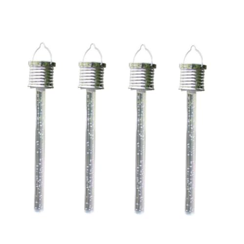 Angoily 4 Stück Acryl-stab-hängeleuchte Garten-blasenlicht Acryl-hängeleuchte Solarleuchten Im Freien Led-außenleuchten Solarleuchte Zum Aufhängen Weihnachtsdeko Lichterketten Wasserdicht von Angoily