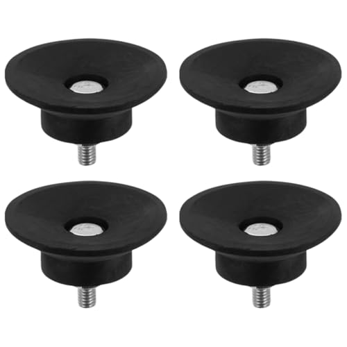 Angoily 4 Stück Anti Vibrations Fußpolster Verstellbare Gummifüße Mit M8 – Stoßdämpfende Polsterdämpfer Für Möbelbeine Industriemaschinen von Angoily