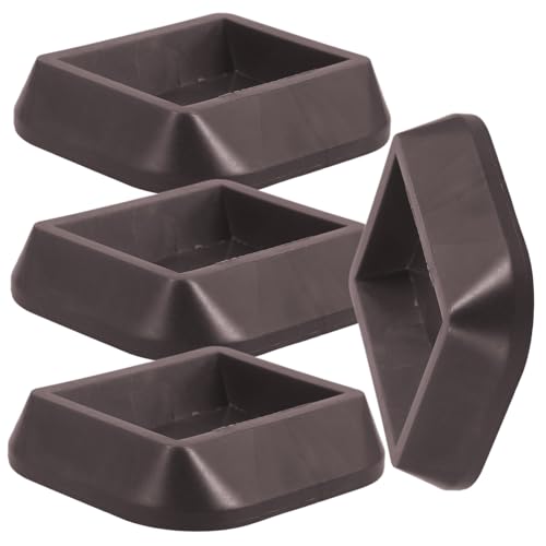 Angoily 4 Stück Anti rutsch Rollenstopper Tiefbraun Vielseitige Möbel Radstopper für Kühlschrank Waschmaschine Bürostuhl Flexibles Material Rutschfeste Bodenfixierung Einfache Montage Angoily 4 Stück Anti rutsch Rollenstopper Tiefbraun Vielseitige Möbel Radstopper für Kühlschrank Waschmaschine Bürostuhl Flexibles Material Rutschfeste Bodenfixierung Einfache Montage von Angoily