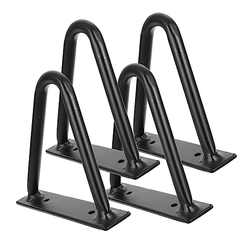 Angoily 4stücke Teiliges Haarnadel-tischbeine Aus Metall Verstellbare Möbelbeine Für Side Tables Schreibtische Und Esstische Höhe Stabil Und Installieren von Angoily