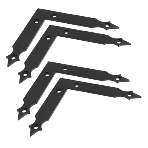 Angoily 4 Stück Dekorative Eckwinkel für Scheunentüren Förmige Halterung für Garagentore Garten und Schiebetüren Robust und Stabil für Rustikalen Landhausstil Angoily 4 Stück Dekorative Eckwinkel für Scheunentüren Förmige Halterung für Garagentore Garten und Schiebetüren Robust und Stabil für Rustikalen Landhausstil von Angoily