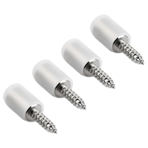 Angoily 4 Stück Edelstahl Selbstschneidende Regalbodenträger Schrauben mit Geräuschreduzierender Gummihülle Einlegebodenhalter für Küchen Schranksysteme Angoily 4 Stück Edelstahl Selbstschneidende Regalbodenträger Schrauben mit Geräuschreduzierender Gummihülle Einlegebodenhalter für Küchen Schranksysteme von Angoily
