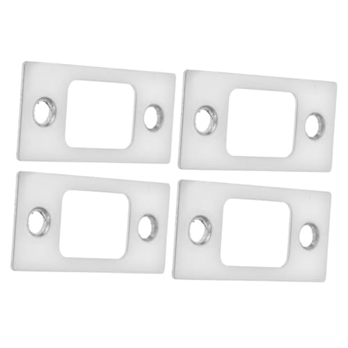 Angoily 4 Stück Edelstahl Türschloss Riegel Abdeckplatten Rostfreie Türschlagplatten für Wohnraum Einfache Montage Verbesserte und Langlebige Schlossführung Angoily 4 Stück Edelstahl Türschloss Riegel Abdeckplatten Rostfreie Türschlagplatten für Wohnraum Einfache Montage Verbesserte und Langlebige Schlossführung von Angoily