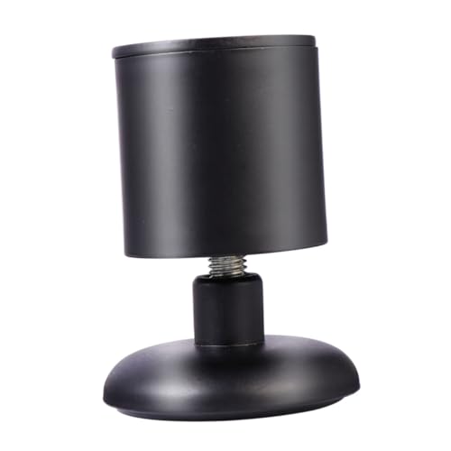 Angoily 4 Stück Einstellbare Möbel Beine Stabile Ersatzmöbelfüße für Sofa Bett Schrank Leichte Montage Moderne Schwarze Metallmöbelerhöhung für Wohnzimmer und Schlafzimmer von Angoily