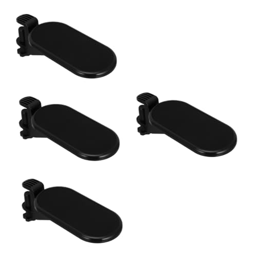 Angoily 4 Stück Handmontage rotierende ausruhen Form Ergonomisch Computer-Armlehnenstütze Computerarmlehne für den Schreibtisch Armruhe Schreibtisch-Armlehnenverlängerung Plastik Schwarz von Angoily