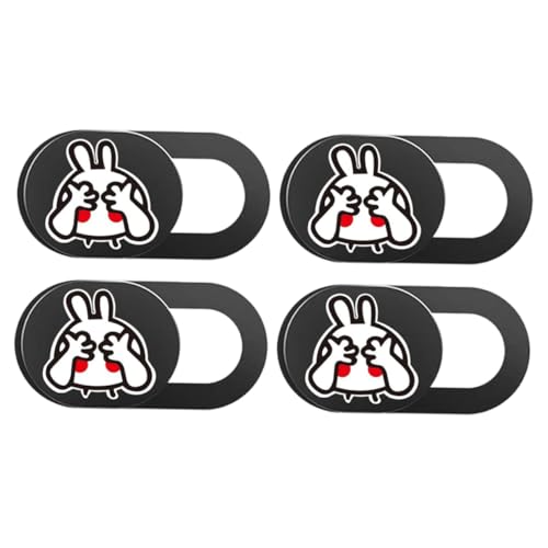 Angoily 4 Stück Webcam Abdeckung für Laptop Tablet Stück Sichtschutz Dünn Hitzebeständig Cartoon Design Privatsphäre Schutz Angoily 4 Stück Webcam Abdeckung für Laptop Tablet Stück Sichtschutz Dünn Hitzebeständig Cartoon Design Privatsphäre Schutz von Angoily