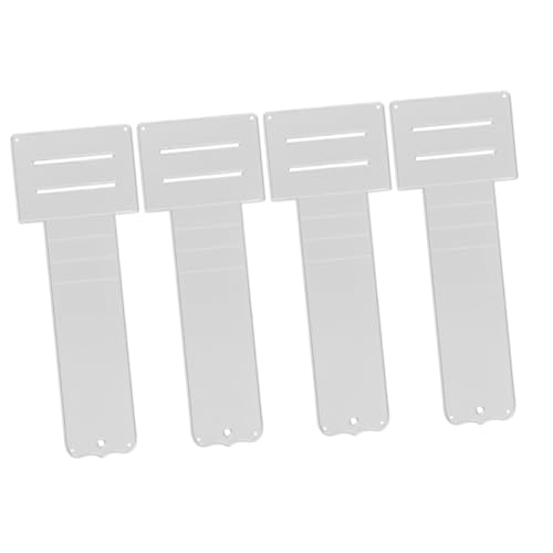 Angoily 4 Stück Kartenabschneiden sterben Kartenmatrize mit Push-Pull-Mechanismus Stanzform für Push-Pull-Karten Stempeln Name Gruß stirbt Kartenherstellung Push-Pull-Kartenform Eisen von Angoily